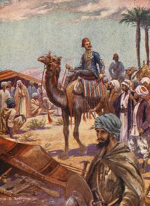 ゴードン将軍の生涯のイラスト（カラーリトグラフ） 作： William B. Robinson
