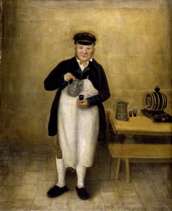 チャッツワース・セラーマンの肖像」1835年頃（油彩・ボード 作： William Baker