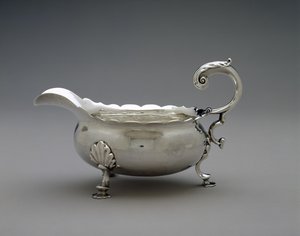 ソースボート（1755年～1765年頃）（銀製 作： William Ball