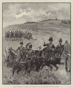 アルダーショット近くのフレンシャムでの軍事作戦 作： William Barnes Wollen