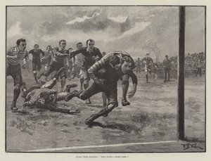 ラグビーユニオンフットボールハードライン！ 作： William Barnes Wollen