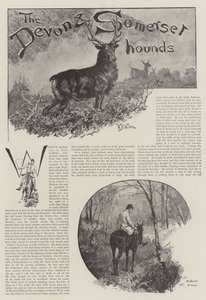 デボンとサマセットの猟犬 作： William Barnes Wollen