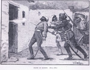 ホドソンの死1858 AD 作： William Barnes Wollen