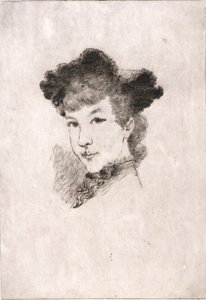 （女の頭） 作： William Baxter Closson