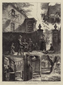 ホガース邸、チズウィックの現状 作： William Bazett Murray