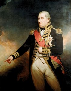 ジョン・トーマス・ダックワース提督（1748-1817）、18世紀後半から19世紀初頭（油彩画） 作： William Beechey
