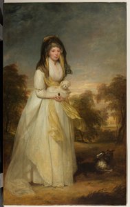シャーロット女王の肖像 (1744-1818) 作： William Beechey