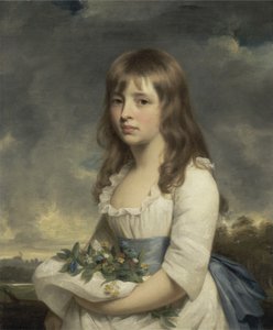少女の肖像、1790年頃（キャンバスに油彩） 作： William Beechey
