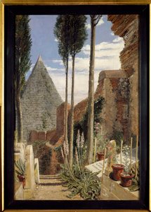 シェリーの墓（1873年 作： William Bell Scott