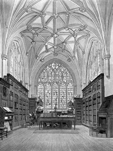 ウィンチェスターカレッジの図書館 作： William Bennett