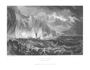 イルフラコム、ノースデボン、c1818。 作： William Bernard Cooke