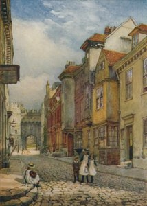 チャーチストリート、北向き、c1900 作： William Biscombe Gardner