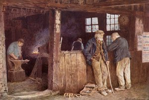 ゲーリングス・フォージ、ロルベンデン（カラーリトグラフ） 作： William Biscombe Gardner