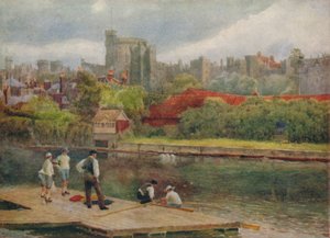 いかだの城、c1900 作： William Biscombe Gardner