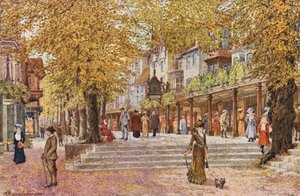 ザ・パンタイルズ、タンブリッジ・ウェルズ（カラーリトグラフ） 作： William Biscombe Gardner