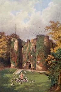 トンブリッジ城（カラーリトグラフ） 作： William Biscombe Gardner