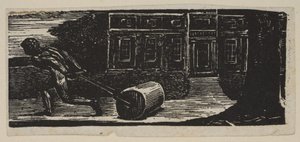 ローリングストーンは、1821年のバージルのソーントンズパストラルズからの苔の裸です。 作： William Blake