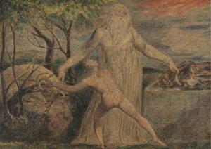 アブラハムとイサク 作： William Blake