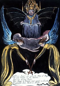 アルビオンの天使が舞い降りた 作： William Blake