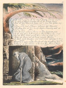 アメリカ。予言、プレート14、だから彼は叫んだ…。 作： William Blake
