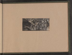 鋤と牛を持って楽しそうに帰ってくる少年（1821年