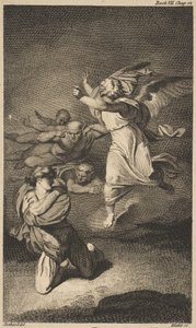 クラレンスドリームシェイクスピア、リチャードIII、第1幕、シーン4、1774。 作： William Blake