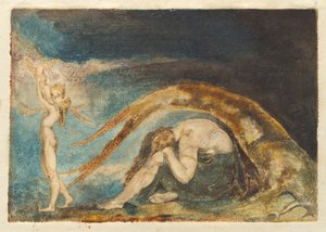 ティララータの夢［アメリカから、キャンセルされたプレートd］、17941796年頃 作： William Blake