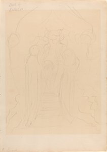 大いなる栄光の前のエノク 作： William Blake