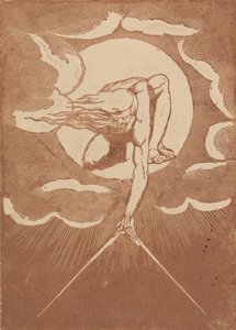 ヨーロッパ。予言、口絵の証拠の印象 作： William Blake