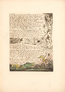 ヨーロッパ。予言、プレート14、そして雲と火。 。 。 。 （ベントレー15） 作： William Blake