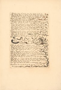 ヨーロッパ。予言、プレート16、水の女王エチンサス。 。 。 。 （ベントレー17） 作： William Blake