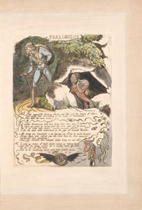 ヨーロッパ。予言、プレート3、プレルディウム 作： William Blake