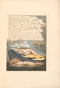 ヨーロッパ。予言、プレート6、甲高い風が目覚める。 。 。 。 （ベントレー7） 作： William Blake