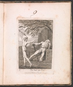 子供のための。パラダイスの門、プレート10、私の息子！私の息子！ 作： William Blake