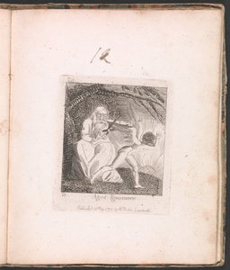 子供のための。パラダイスの門、プレート13、老化した無知 作： William Blake