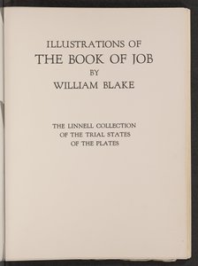 ヨブ記の挿絵: プレートの試用状態のリンネル コレクション 作： William Blake