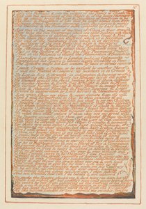 エルサレム、プレート10、炉の中へ... 作： William Blake
