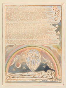 エルサレム、プレート14、1本の髪またはほこりの粒子.... 作： William Blake