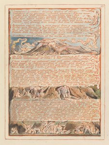 エルサレム、プレート23、エルサレム！エルサレム！...。 作： William Blake