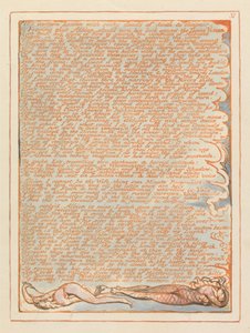 エルサレム、プレート31、彼の西の天国…。 作： William Blake