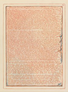 エルサレム、プレート34、同胞団の地域に昇格... 作： William Blake