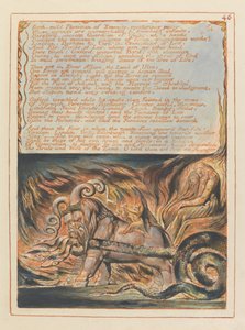 エルサレム、プレート46、バス、穏やかな医師... 作： William Blake