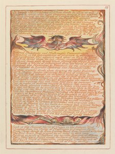 エルサレム、プレート58、美しさの中でアルビオンの娘たち.... 作： William Blake