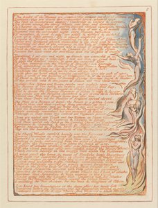 エルサレム、プレート5、テムズ川のほとり…。 作： William Blake