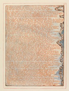 エルサレム、プレート65、2つの世界を決定するために.... 作： William Blake