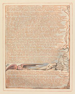 エルサレム、プレート71、そしてアルビオンズランドの上.... 作： William Blake