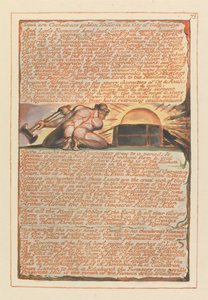 エルサレム、プレート73、これがキャセドロンの黄金のホールです。 作： William Blake