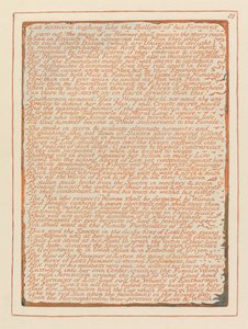 エルサレム、プレート88、ロスはため息をついた…。 作： William Blake