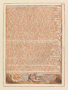 エルサレム、プレート91、敵を許す方が簡単です。 作： William Blake