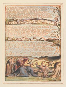 エルサレム、プレート9、彼の放射を凝縮した.... 作： William Blake